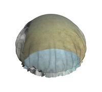 Mon bouvier bernois quotidien,Bonnet de douche/bonnet de nuit double couche imperméable et élastique, bonnet de bain réutilisable