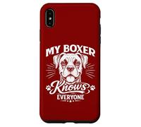 Mon Boxeur connaît Tout Le Monde Coque pour iPhone XS Max