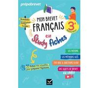 Mon brevet Français en studyfiches - 3e - Brevet 2026 Fiches visuelles & quiz pour réviser son brevet facilement - Sylvie Dauvin - Hatier - broché - Scolaire / Universitaire