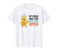 Mon Brian a trop d'onglets Open Funny Duck T-Shirt