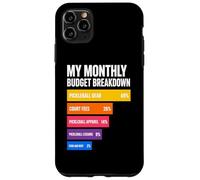 Mon Budget mensuel Vie de Joueur de Pickleball Coque pour iPhone 11 Pro Max