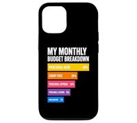 Mon Budget mensuel Vie de Joueur de Pickleball Coque pour iPhone 12/12 Pro