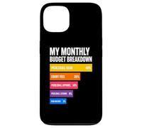 Mon Budget mensuel Vie de Joueur de Pickleball Coque pour iPhone 13