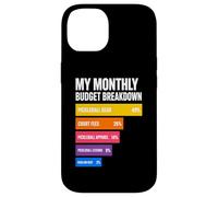 Mon Budget mensuel Vie de Joueur de Pickleball Coque pour iPhone 14