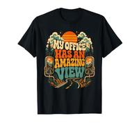 Mon Bureau a Une Vue imprenable | Chauffeur de Camionneur T-Shirt
