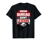 Mon Bureau Sent la Science de l'humour T-Shirt