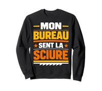 Mon Bureau Sent la Science Sweatshirt