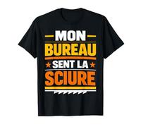 Mon Bureau Sent la Science T-Shirt