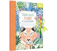 Mon cahier créa - Tableaux fluos à colorier