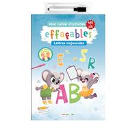 Mon cahier d'activités effaçables - Lettres majuscules MS-GS: Conçu par des enseignants