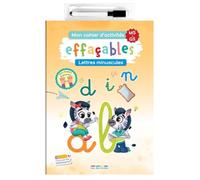 Mon cahier d'activités effaçables - Lettres minuscules MS-GS: Conçu par des enseignants