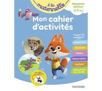 Mon cahier d'activités MS - A la maternelle Moyenne section 4-5 ans - Irène Cabaleiro - Magnard - broché - Scolaire / Universitaire