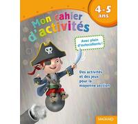 Mon cahier d'activités 4-5 ans - Pirate