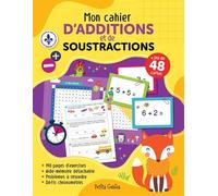 Mon cahier d'additions et de soustractions