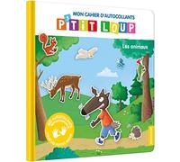 Mon cahier d'autocollants p'tit loup - les animaux