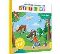 Mon cahier d'autocollants p'tit loup - les animaux - Eléonore Thuillier - Auzou Éditions - broché - Livre-jeu
