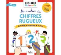Mon Cahier De Chiffres Rugueux Ms-Gs - Je Touche - Je Repasse - Je Trace - Avec Mon Mémo Des Chiffres Rugueux