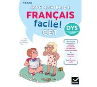Mon cahier de Français facile DYS ! CE1 - 7 ans Adapté aux enfants DYS ou en difficulté d'apprentissage - Evelyne Barge - Hatier - broché - Scolaire / Universitaire