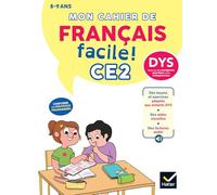 Mon cahier de Français facile DYS CE2 - Nouveau programme Leçons et exercices corrigés accessibles à tous - Evelyne Barge - Hatier - broché - Scolaire / Universitaire