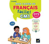 Mon cahier de Français facile DYS CM1 - Nouveau Programme Leçons et exercices corrigés accessibles à tous - Evelyne Barge - Hatier - broché - Scolaire / Universitaire