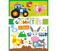 Mon cahier de gommettes - La ferme - Creations Idees Book - 1 2 3 Soleil - broché - Document jeunesse