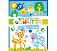 Mon cahier de gommettes - les bebes animaux