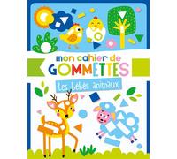 Atelier Cloro – Mon cahier de gommettes – Les bébés animaux