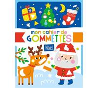 Mon cahier de gommettes - Noël - Atelier Cloro - 1 2 3 Soleil - broché - Document jeunesse