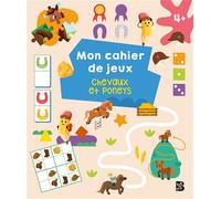 Mon cahier de jeux - Chevaux et poneys - Collectif - Le Ballon Eds - broché - Document jeunesse