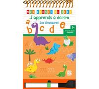 Mon cahier de jeux - J'apprends à écrire - Les dinosaures