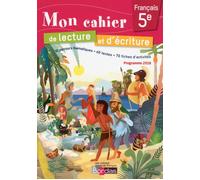 Mon cahier de lecture et d'écriture Français 5e 2017 Cahier d'exercices Cahier de l'élève 2017 - Claude Carpentier - Bordas - broché - Scolaire / Universitaire