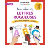 Mon Cahier De Lettres Rugueuses Ms-Gs - Je Touche - Je Repasse - Je Trace - Avec Mon Mémo Des Lettres Rugueuses