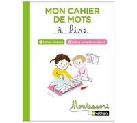 Mon cahier de mots à lire - Lettres simples et complémentaires