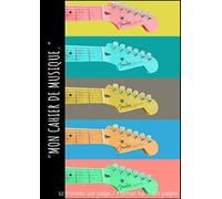 Mon Cahier De Musique.": Cahier De Partitions Avec 12 Portées Vierges Par Page Sommaire Et Titre Sur Toutes Les Feuilles 110 Pages, Grand Format De 21,59 X 27,94 Cm