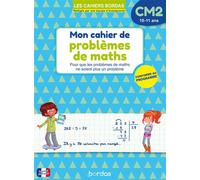 Mon cahier de problèmes de maths CM2 - Hervé Le Madec - Bordas - broché - Scolaire / Universitaire