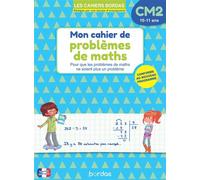 Mon cahier de problèmes de maths CM2 - Hervé Le Madec - Bordas - broché - Scolaire / Universitaire