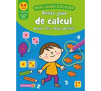 Mon cahier d'écolier (3-4 ans) calcul