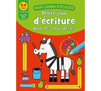 Mon cahier d'écolier (3-4 ans) écrire