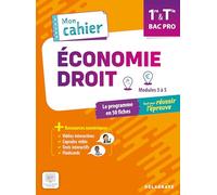 Mon cahier d'Économie-Droit 1re, Tle Bac Pro (2025) - Pochette élève: Le programme en 50 fiches