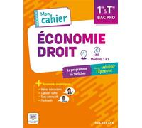 Mon cahier d'Économie-Droit 1re, Tle Bac Pro (2025) - Pochette élève - Lucas Sanz-Ramos - Delagrave - broché - Scolaire / Universitaire