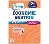 Mon Cahier D'économie-Gestion 2de Bac Pro