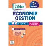 Mon cahier d'Économie-Gestion 2de Bac Pro (2025) - Pochette élève