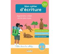 Mon cahier d'écriture CE1 Apprendre à bien écrire pas à pas - Collectif - Rue Des Ecoles - broché - Scolaire / Universitaire