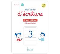 Mon cahier d'écriture CP-CE1 - Cartes Chiffres et Signes de ponctuation - Ed. 2022
