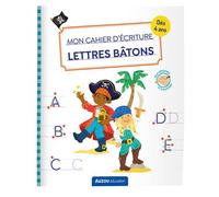 Mon cahier d'écriture - lettres bâtons - pirates