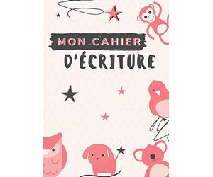 Mon cahier d'écriture: Lignes pour enfant débutant | Dyspraxie Dysgraphie Trouble neurovisuel | Grand format A4 109 pages | Intérieur Noir et Blanc