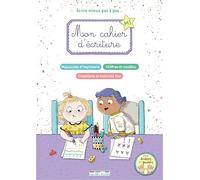 Mon cahier d'écriture MS - Écrire mieux pas à pas...: Majuscules d'imprimerie, chiffres et modèles, graphisme et motricité fine