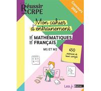 Mon cahier d'entrainement Mathématiques Français - M1 M2 - Concours 2023 et 2024 - Daniel Motteau - Nathan - broché - Scolaire / Universitaire