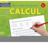 Mon cahier d'exercices calcul deuxieme trim, cp - 6-7 ans - Collectif - Chantecler - broché - Scolaire / Universitaire