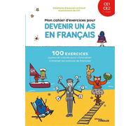 Mon cahier d'exercices Français CE1-CE2 – 100 exercices joyeux et colorés – Groupe Eyrolles
